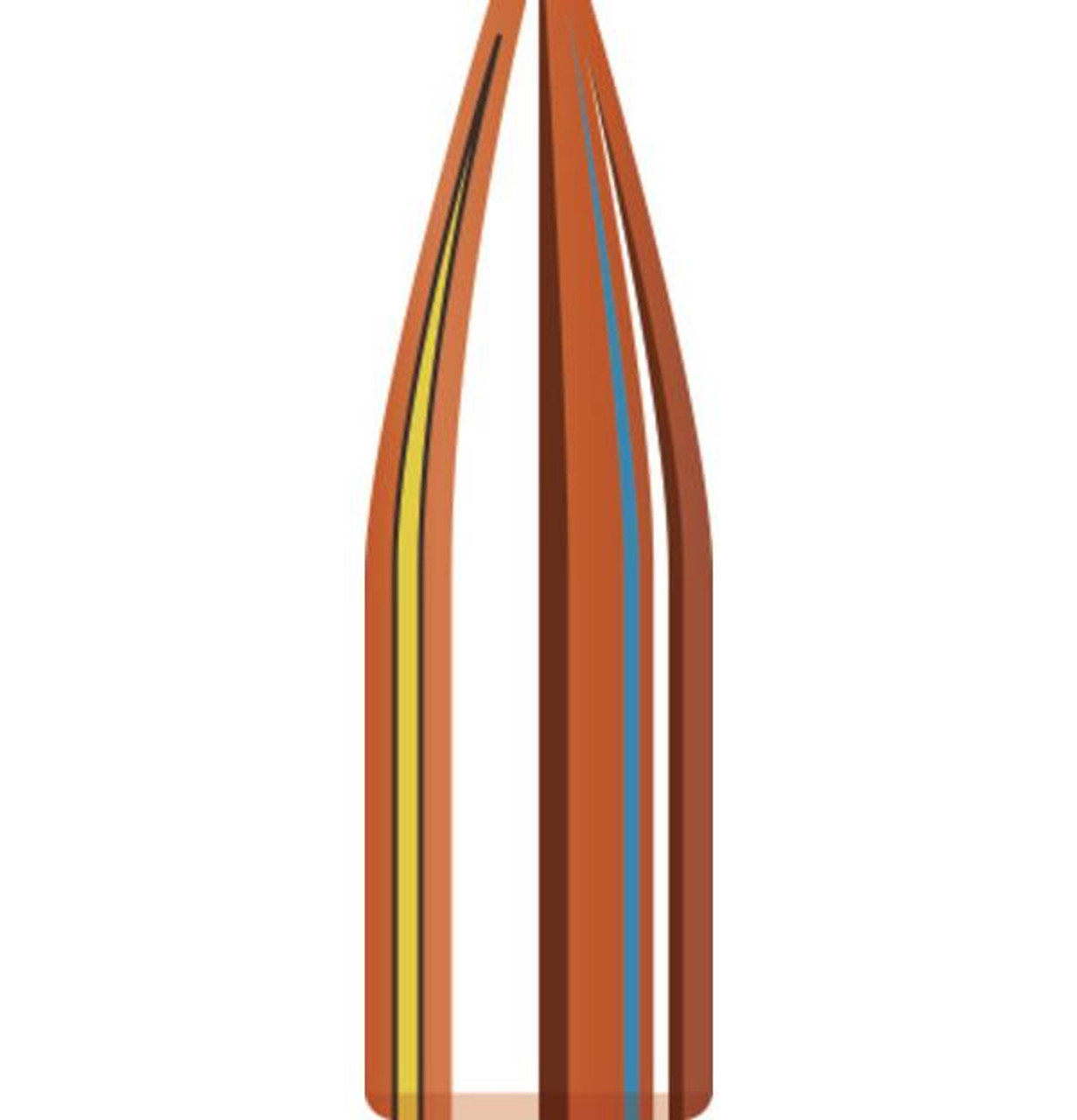 Hornady Match Bullets 22 Caliber .224 Diameter 53 Grain Hollow Point Box of 100