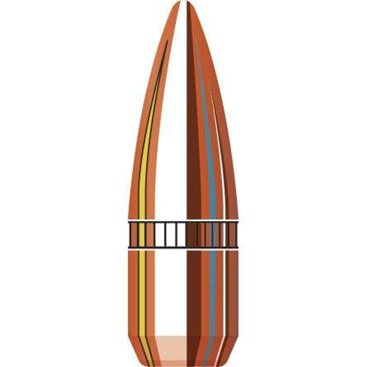 Hornady Bullets 22 Caliber .224 Diameter 55 Grain Full Metal Jacket Boat Tail Box of 100