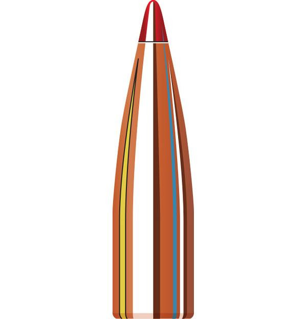 Hornady V-MAX Bullets 284 Caliber, 7mm 284 Diameter 120 Grain Flat Base Box of 100