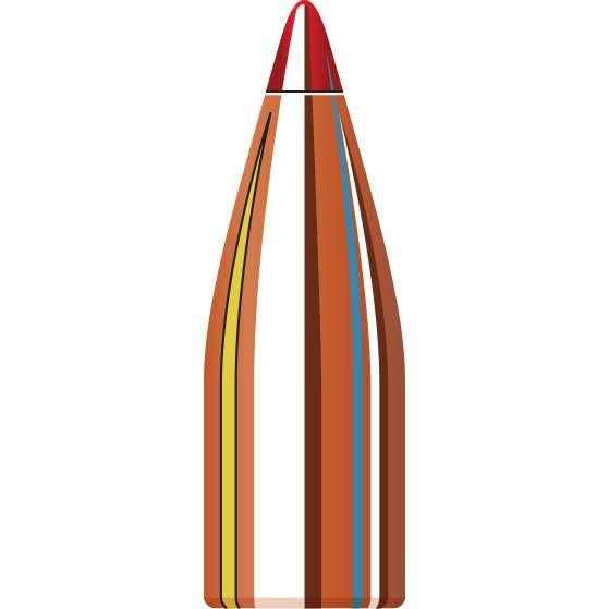 Hornady V-MAX Bullets 30 Caliber .308 Diameter 110 Grain Flat Base Box of 100