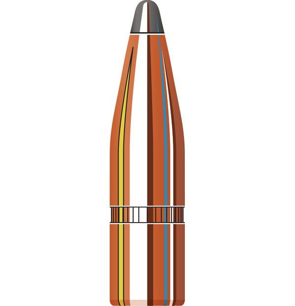Hornady InterLock Bullets 284 Caliber, 7mm .284 Diameter 139 Grain Spire Point Box of 100