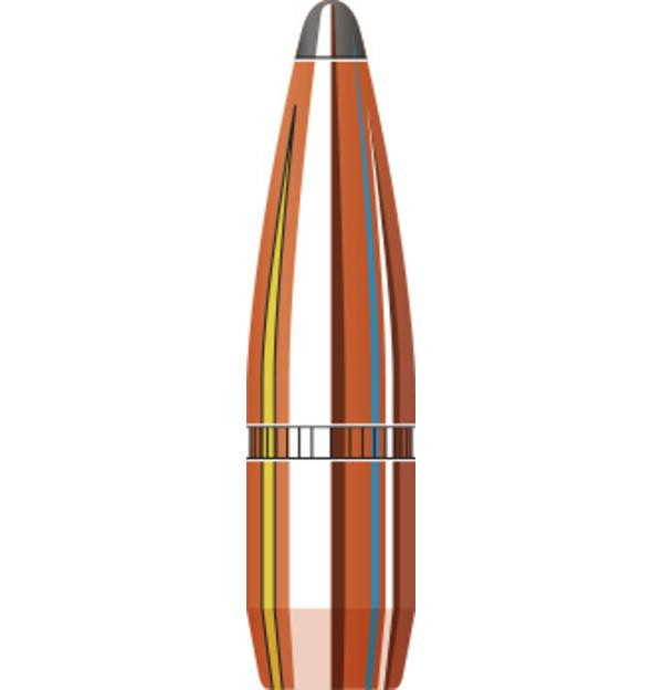 Hornady InterLock Bullets 284 Caliber, 7mm .284 Diameter 139 Grain Boat Tail Spire Point Box of 100