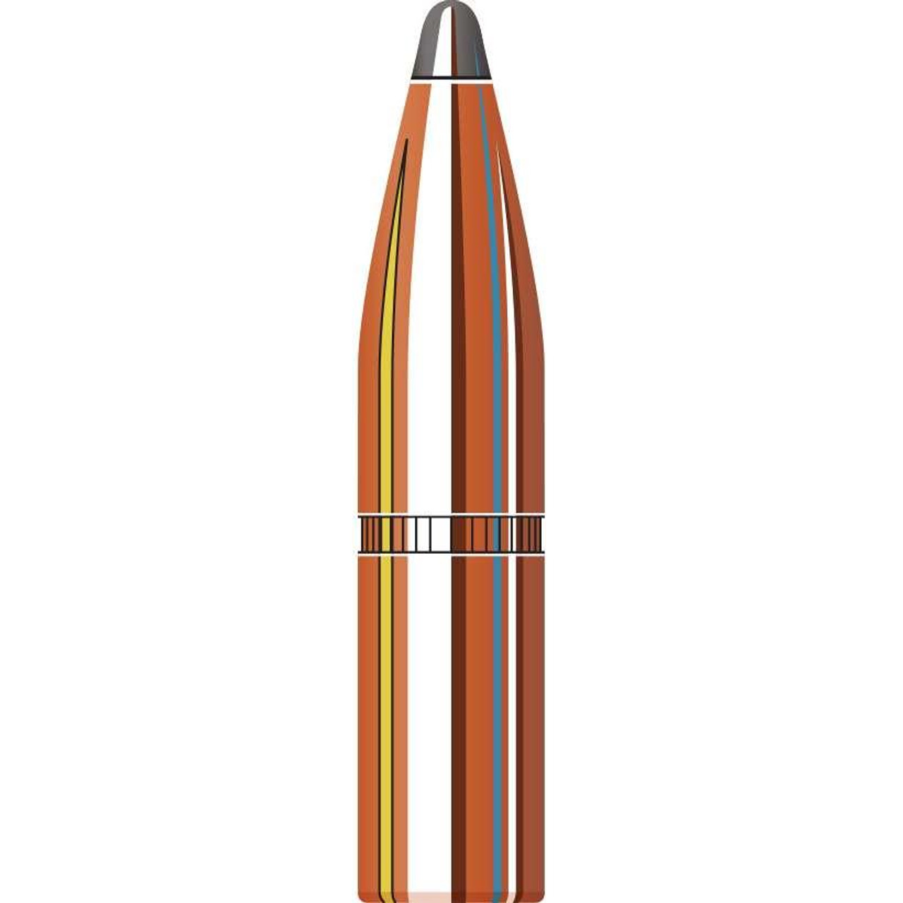 Hornady InterLock Bullets 284 Caliber, 7mm .284 Diameter 175 Grain Spire Point Box of 100
