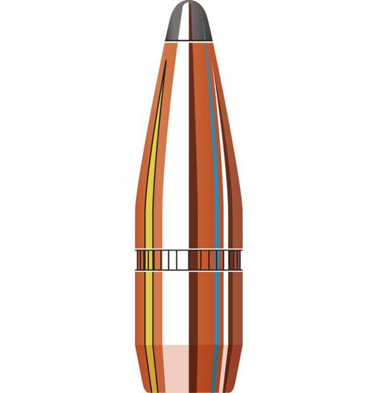 Hornady InterLock Bullets 30 Caliber .308 Diameter 150 Grain Spire Point Boat Tail Box of 100