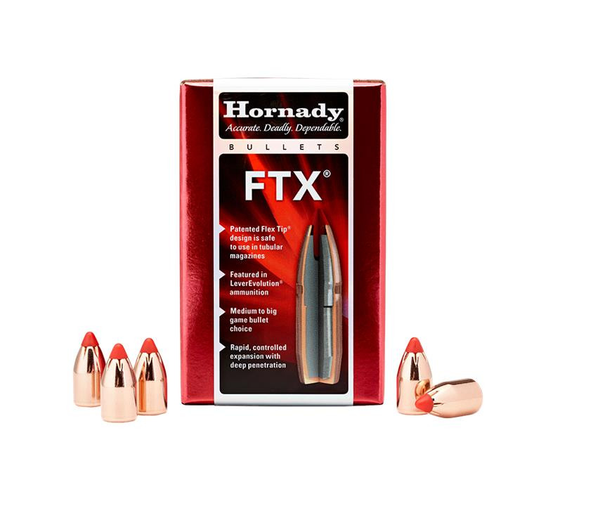 Hornady FTX Bullets .308 Marlin Express .308 Diameter 160 Grain Flex Tip Expanding Box of 100