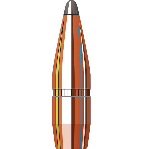 Hornady InterLock Bullets 30 Caliber .308 Diameter 165 Grain Spire Point Boat Tail Box of 100