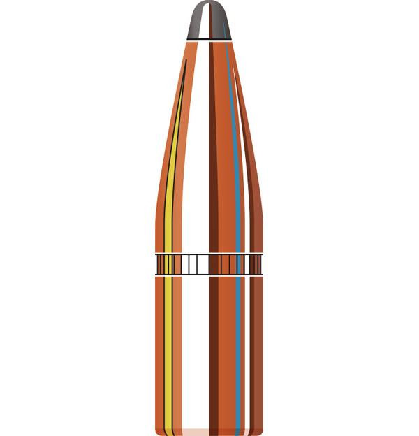 Hornady InterLock Bullets 30 Caliber .308 Diameter 180 Grain Spire Point Box of 100