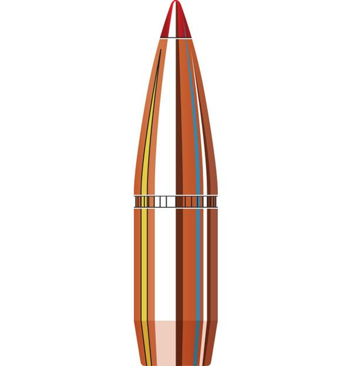Hornady SST Bullets 30 Caliber .308 Diameter 180 Grain InterLock Polymer Tip Spitzer Boat Tail Box of 100