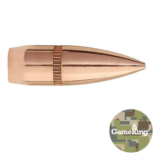 Sierra GameKing Bullets 22 Caliber .224 Diameter 55 Grain Full Metal Jacket Boat Tail Box of 100