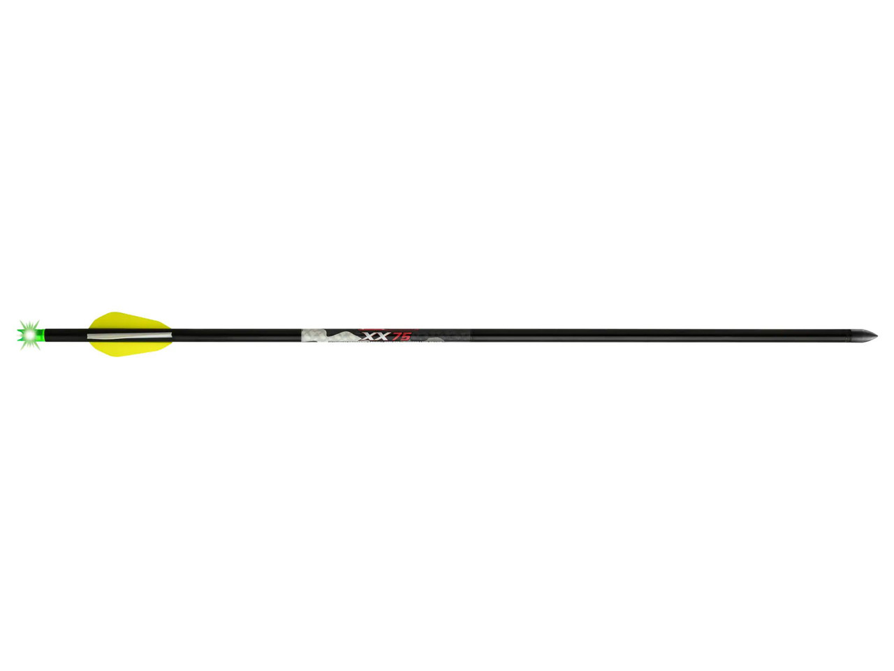 Wicked Ridge XX75 20" Aluminum Arrows with Lighted Alpha Bright Nocks Pack of 3