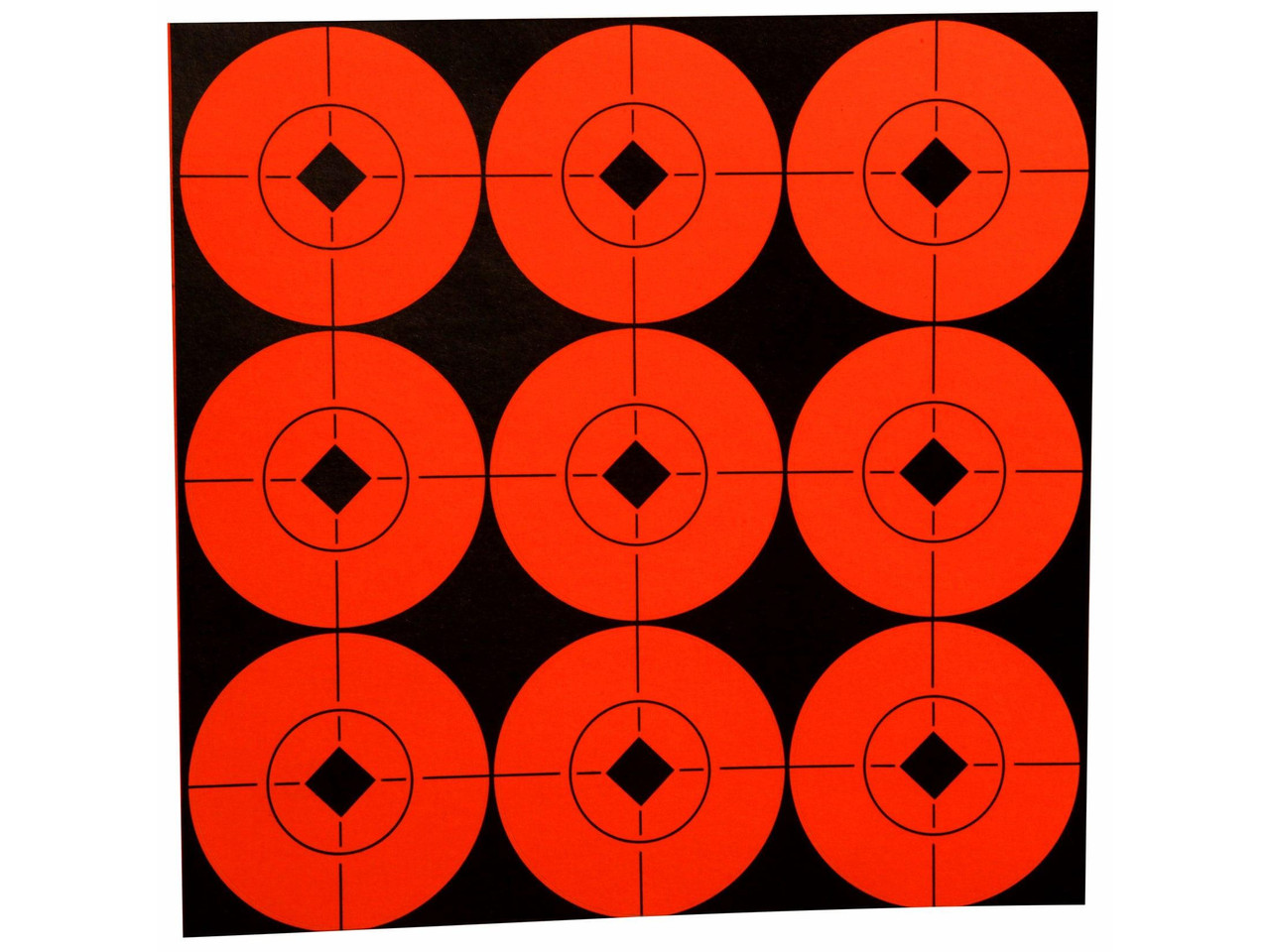 Birchwood Casey Target Spots 2" Fluorescent Red Package of 90