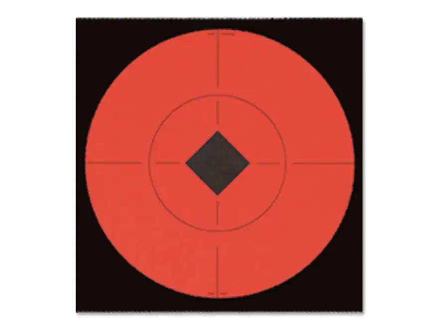 Birchwood Casey Target Spots 6" Fluorescent Red Package of 10