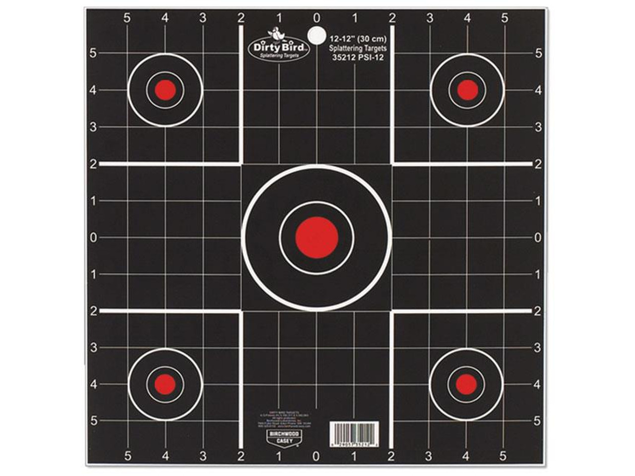 Birchwood Casey Dirty Bird 12" Sight-In Targets Package of 12 Birchwood Casey Dirty Bird 12" Sight-In Targets Package of 12