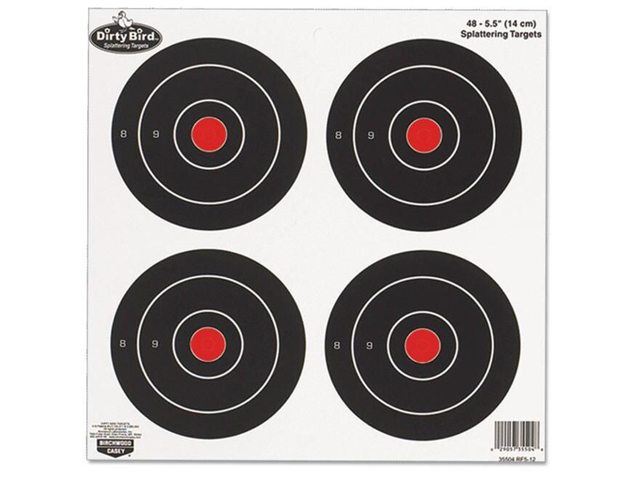 Birchwood Casey 6” Dirty Bird Bullseye Targets Birchwood Casey 6” Dirty Bird Bullseye Targets