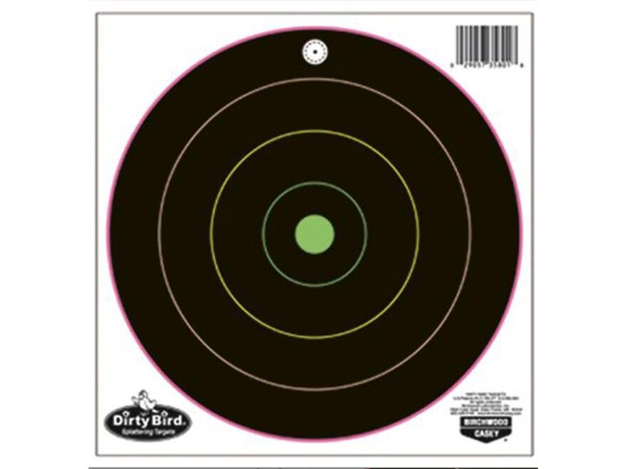 Birchwood Casey Dirty Bird Multi-Color Bullseye Target Birchwood Casey Dirty Bird Multi-Color Bullseye Target