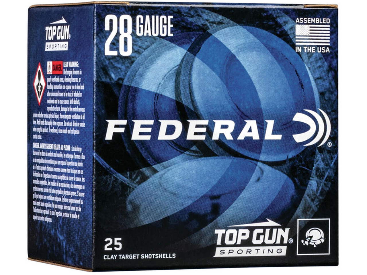 Federal Top Gun Sporting Ammunition 28 Gauge 2-3/4" 3/4 oz #8