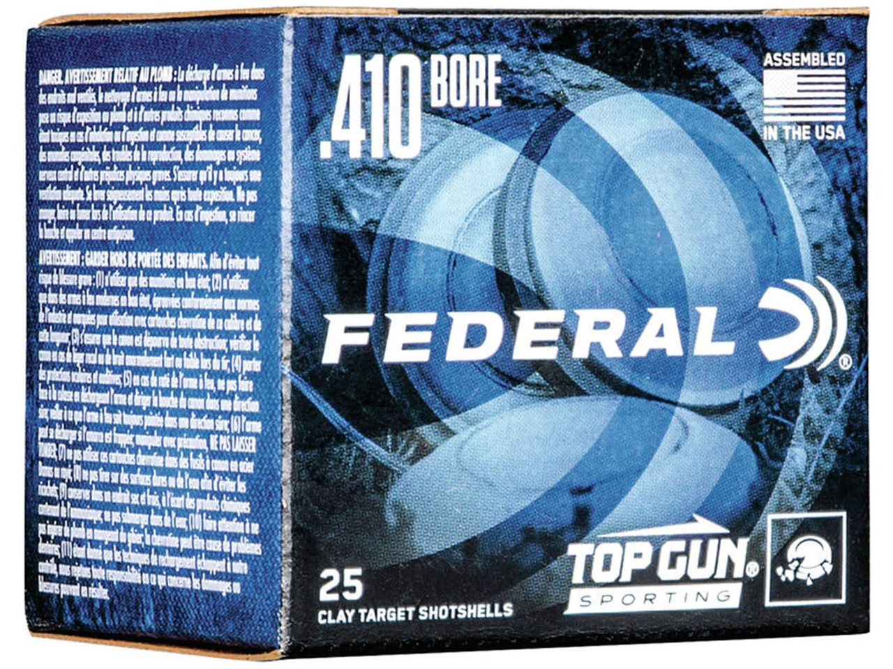 Federal Top Gun Sporting Ammunition 410 Bore 2-1/2" 1/2 oz #7-1/2 Shot