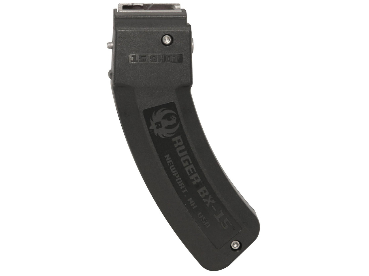 Ruger BX-15 Magazine 10/22, American Rimfire, Precision Rimfire 22 Long Rifle Tandem 25-Round Polymer Black