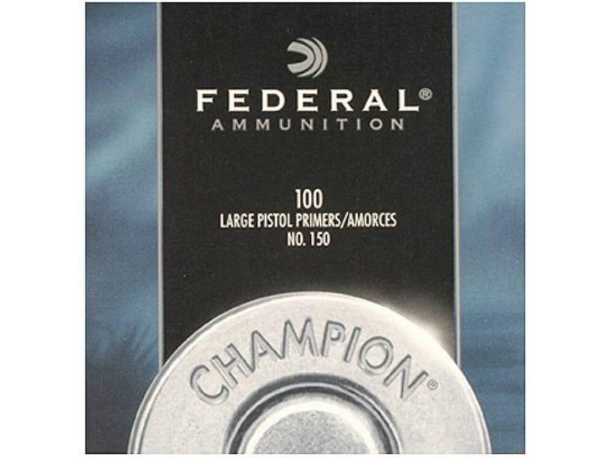 Federal Large Pistol Primers #150 Box of 100 (1 Tray of 100)