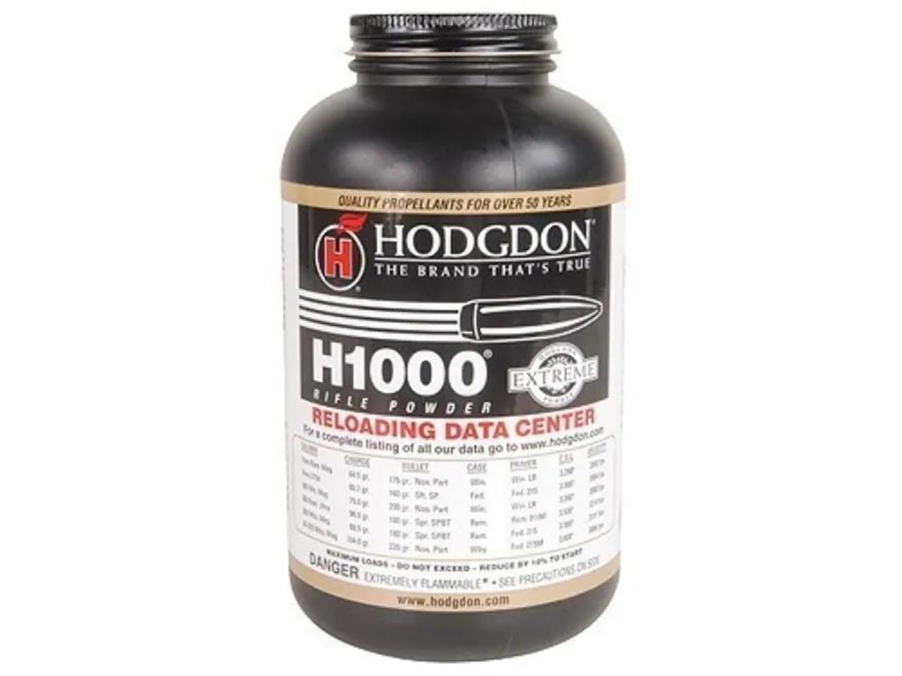 Hodgdon H1000 Smokeless Gun Powder 1LB Hodgdon H1000 Smokeless Gun Powder 1LB