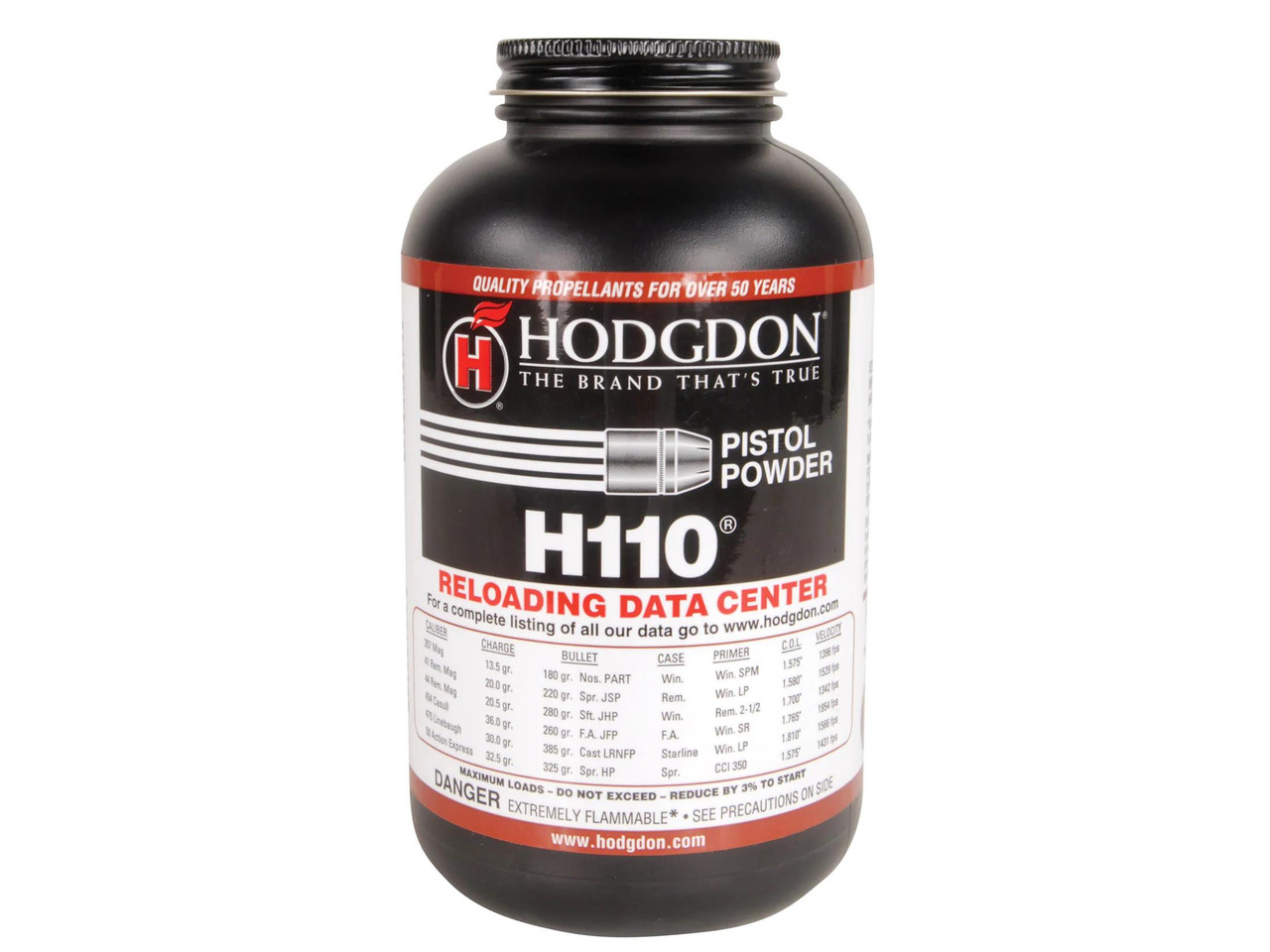 Hodgdon H110 Smokeless Gun Powder 1LB