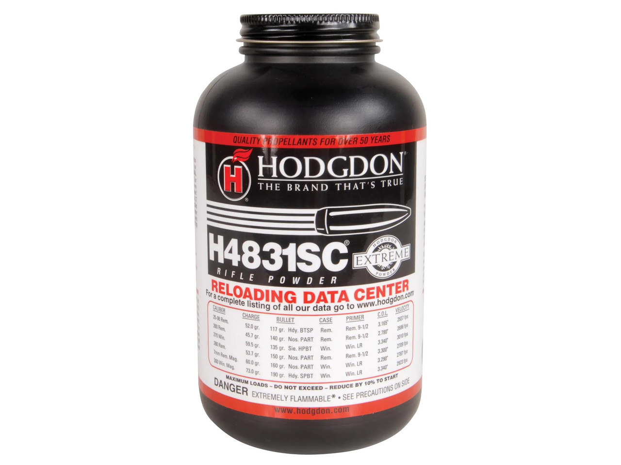 Hodgdon H4831SC Smokeless Gun Powder 1LB Hodgdon H4831SC Smokeless Gun Powder 1LB