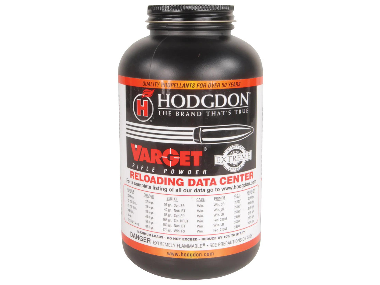 Hodgdon Varget Smokeless Gun Powder 1LB Hodgdon Varget Smokeless Gun Powder 1LB