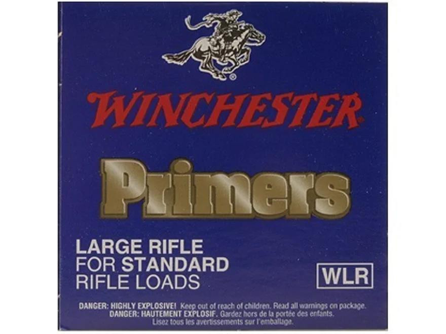 Winchester Large Rifle Primers #8-1/2 Box of 100 (1 Tray of 100)