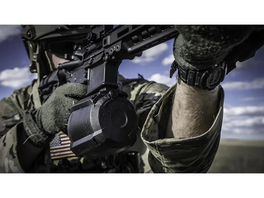 Magpul PMAG D-60 Drum Magazine AR-15 223 Remington, 5.56x45mm 60-Round Polymer