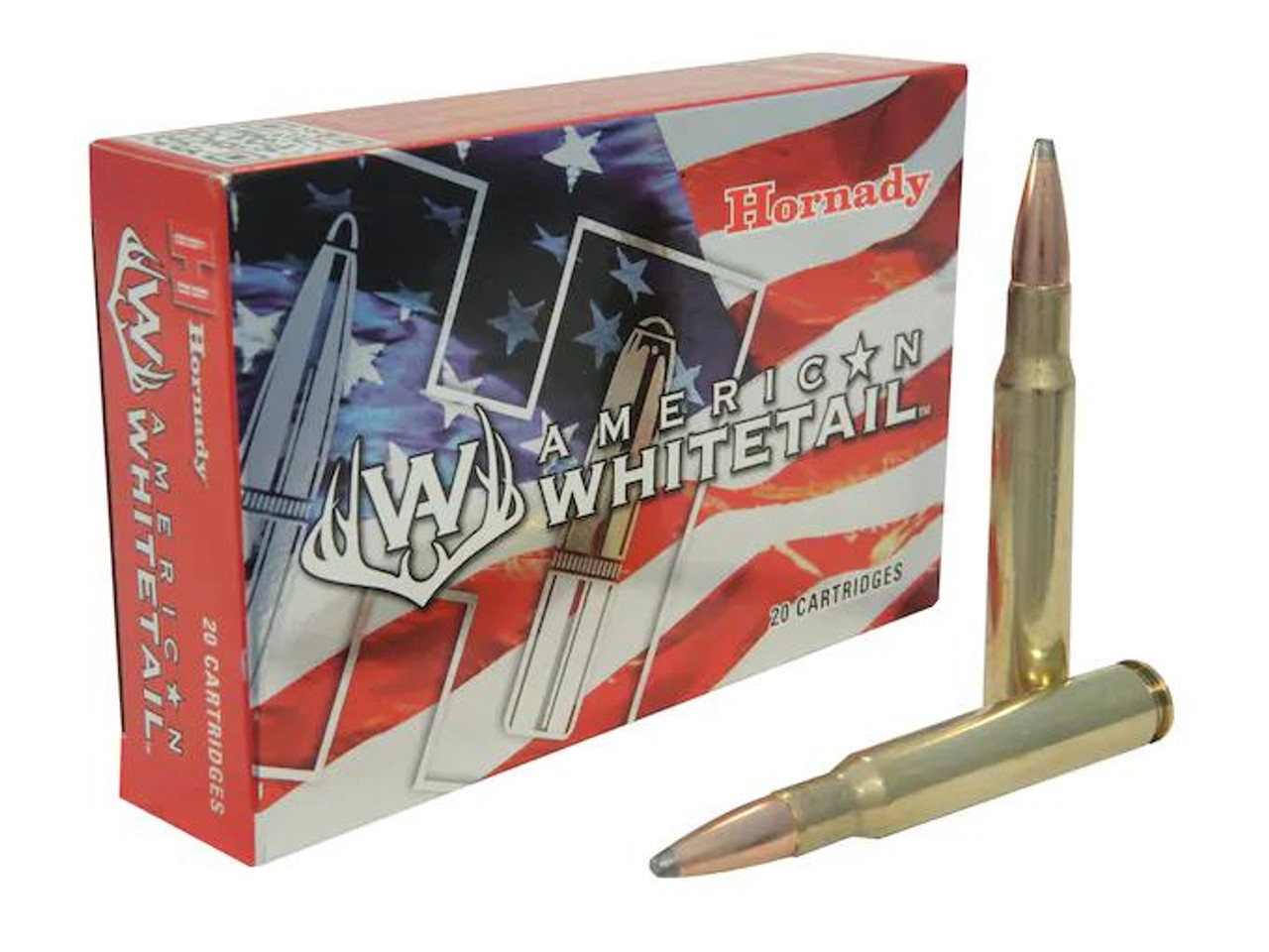 Hornady American Whitetail Ammunition 30-30 Winchester 150 Grain Interlock Round Nose Box of 20 – 80801