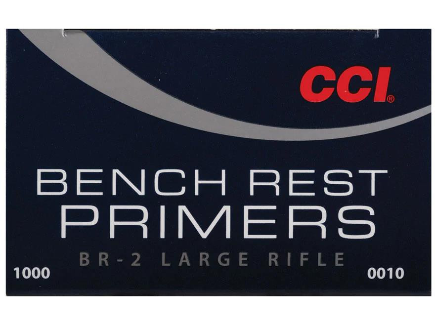 CCI Large Rifle Bench Rest Primers #BR2 Box of 100 (1 Tray of 100)