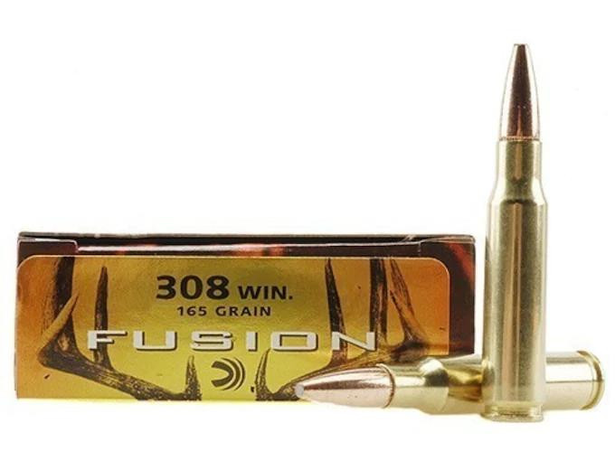 Federal Fusion .308 Winchester 165 gr Spitzer Boat Tail 20 rds. #F308FS2