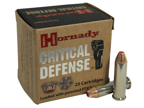Hornady Critical Defense .357 Magnum 125 gr Flex Tip eXpanding 25 rds.