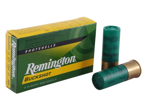 Remington Express 12 Gauge 2-3/4" #4 Buckshot 27 Pellets 5 rds.