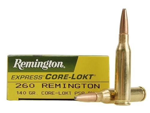 Remington Express .260 Remington 140 gr Core-Lokt Pointed Soft Point 20 rds.