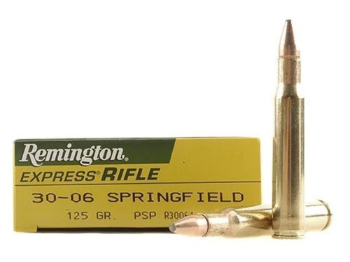 Remington Express .30-06 Springfield 125 gr Pointed Soft Point 20 rds.