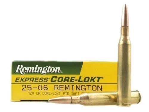 Remington .25-06 Remington 120 gr Core-Lokt Pointed Soft Point 20 rds.