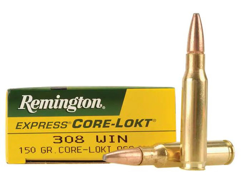 Remington .308 Winchester 150 gr Core-Lokt Pointed Soft Point 20 rds.