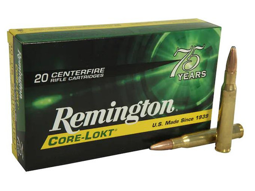 Remington .30-06 Springfield 165 gr Core-Lokt Pointed Soft Point 20 rds.