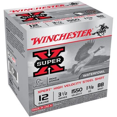 Winchester Xpert High Velocity Ammunition 12 Gauge 3.5" 1-1/8 oz BB Non-Toxic Steel Shot