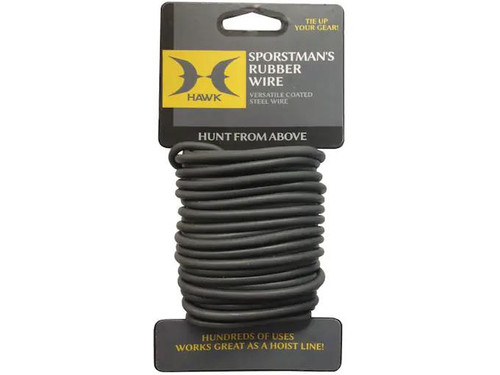 Hawk Sportsman's Rubber Coated Steel Wire Black Hawk Sportsman's Rubber Coated Steel Wire Black