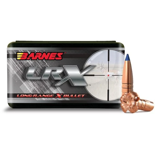 Barnes LRX Long-Range Hunting Bullets 25 Caliber (257 Diameter) 101 Grain Spitzer Boat Tail Lead-Free Box of 50