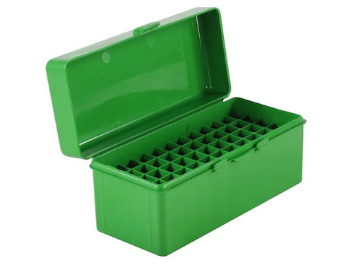 MTM Flip-Top Ammo Box 22-250 Remington, 243 Winchester, 308 Winchester 60-Round Plastic