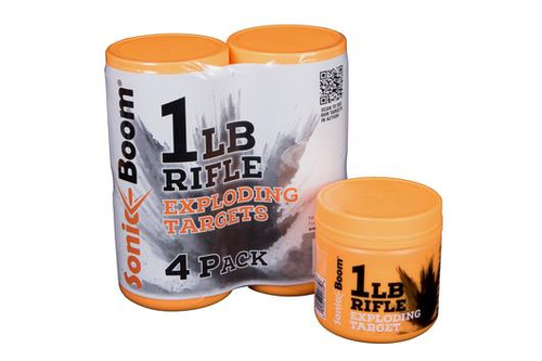Sonic Boom 1LB Exploding Rifle Target 4-Pack