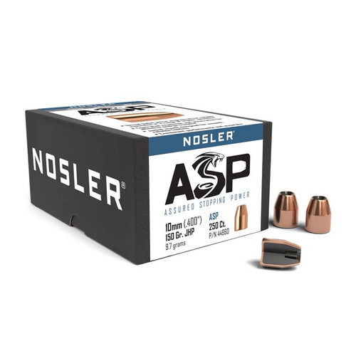 Nosler ASP 10 MM 150gr JHP Bullets #44860 (1-250ct Box)
