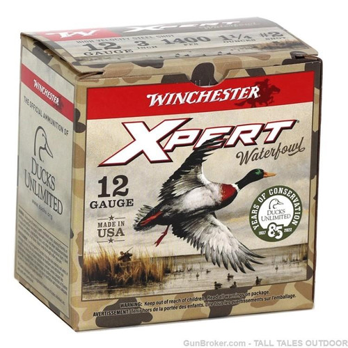 Winchester XPERT 12 GA 3" 1-1/4oz #2 Shot #WEX123H2 25 Rounds