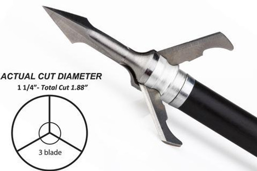 Grim Reaper Fatal Steel 100Gr 3Pk Mechanical Broadhead