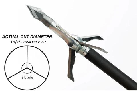 Grim Reaper Crossbow RC 100Gr 3Pk Mechanical Broadhead