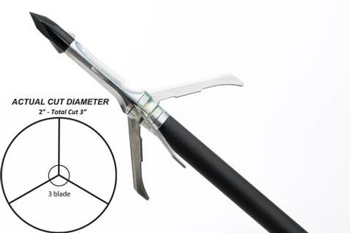 Grim Reaper Razortip 100Gr Whitetail Special 3Pk Mechanical Broadhead Grim Reaper Razortip 100Gr Whitetail Special 3Pk Mechanical Broadhead