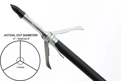 Grim Reaper Razortip 100Gr Whitetail Special 3Pk Mechanical Broadhead